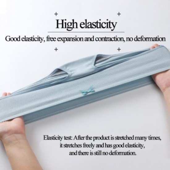 Women Simple Comfortable Panties Underwear Mid Waist Black