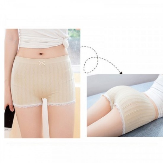 Lace Boyshort Panties For Women - Black