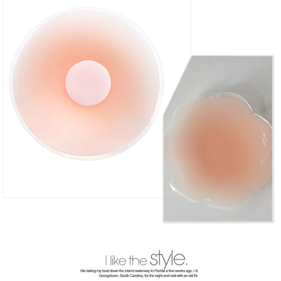 Nipple Silicone Cover Anti-Bump Chest Pads For Women - Flower Nipple Silicone Cover Anti-Bump Chest Pads For Women - Flower
