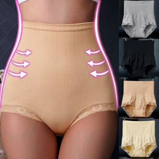 Japan Original Single Seamless High-Waisted Belly Pants - Skin Japan Original Single Seamless High-Waisted Belly Pants - Skin