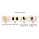 Chest Lifting Backless Push Up Silicone Adhesive Bra - Skin