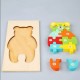 Wooden 3D Puzzles Children Game Toys - Multicolor