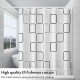 Bathroom shower partition hanging curtain 180 x 180 CM - White