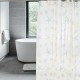 Bathroom shower partition hanging curtain 180 x 180 CM - White