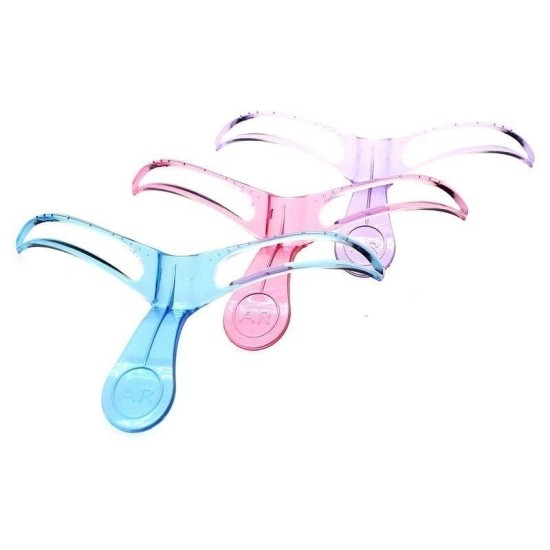 Grooming Drawing Eyebrow Stencils - pink