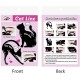  Cat Eyeliner Guides Easy Quick Makeup Tool - Black