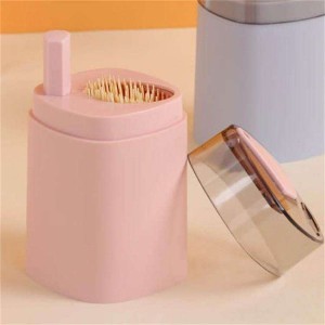 box household push-type toothpick holder - Green