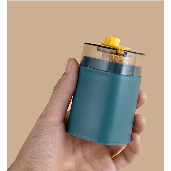 box household push-type toothpick holder - Green