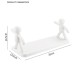 Bathroom Wall Shelves Small Bathroom Or Kitchen - White