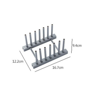 Kitchen Organizer Pot Lid Rack Holder - Gray Kitchen Organizer Pot Lid Rack Holder - Gray