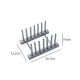 Kitchen Organizer Pot Lid Rack Holder - Gray