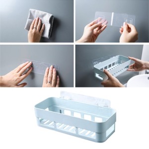 Bathroom Shelf Toilet Kitchen Storage Rack Organizer - Sky Blue Bathroom Shelf Toilet Kitchen Storage Rack Organizer - Sky Blue