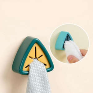 Towel Plug Holder Toilet Bathroom Hook - Green