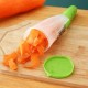 Multi Functional cutter With Storage Tube Peeler - green Multi Functional cutter With Storage Tube Peeler - green