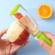 Multi Functional cutter With Storage Tube Peeler - green Multi Functional cutter With Storage Tube Peeler - green