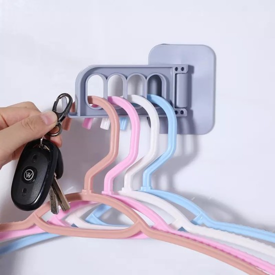 Fashion Creative Seamless Punch-free Adhesive Hook - white Fashion Creative Seamless Punch-free Adhesive Hook - white