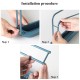 Dishwasher soap and towel sink Kitchen organizer - Dark Blue Dishwasher soap and towel sink Kitchen organizer - Dark Blue