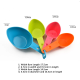 4 PCS Measure Tools Measuring Cups Plastic Home Kitchen - Multi Colour 4 PCS Measure Tools Measuring Cups Plastic Home Kitchen - Multi Colour