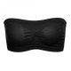 New Breathable Mesh Tube Bra Strapless Crop Top - Black