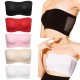 New Breathable Mesh Tube Bra Strapless Crop Top - Black