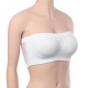 New Breathable Mesh Tube Bra Strapless Crop Top - White