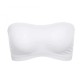 New Breathable Mesh Tube Bra Strapless Crop Top - White