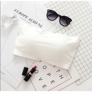 Strapless High Quality Comfortable Wear Push Up Bra - White