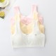 Soft Cotton Printed Bra For Women - White