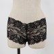 Women Lace Balconette Panty - Black