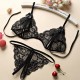 Women Lace Lingerie Nightwear Set - Black Women Lace Lingerie Nightwear Set - Black