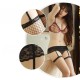 Fashion Women Lace Soft Top Thigh-High Panty - Black