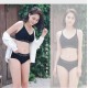 2PCS Beauty Back Sports Set Female - Black