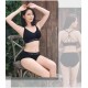 2PCS Beauty Back Sports Set Female - Black