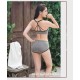 2PCS Beauty Back Sports Set Female - Gray 2PCS Beauty Back Sports Set Female - Gray
