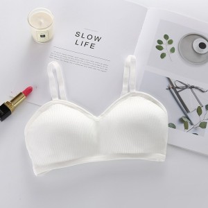 Woman Seamless Bras Vest Thread Beautiful Back - White