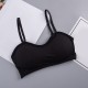 Woman Seamless Bras Vest Thread Beautiful - Black