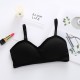 Woman Seamless Bras Vest Thread Beautiful - Black