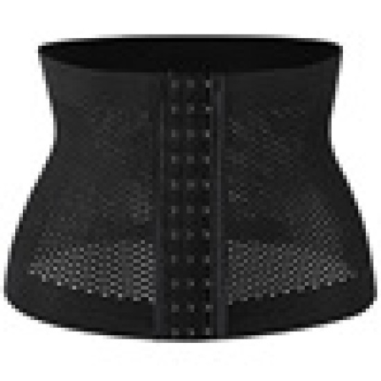 Weight Loss Wrap Workout Slimming Corset Belt - Black