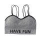 Seamless Girl Sling Beauty Back Wrap Chest Ladies Vest Bra - Gray Seamless Girl Sling Beauty Back Wrap Chest Ladies Vest Bra - Gray
