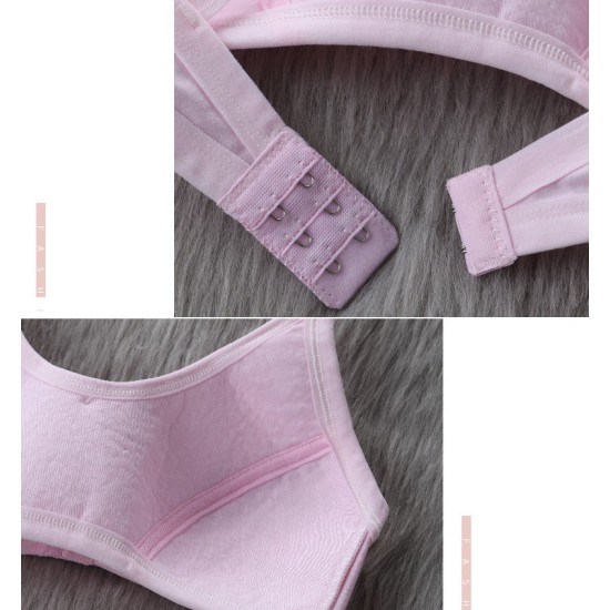 Girls Soft Bra for Teenagers Wire Free - Pink