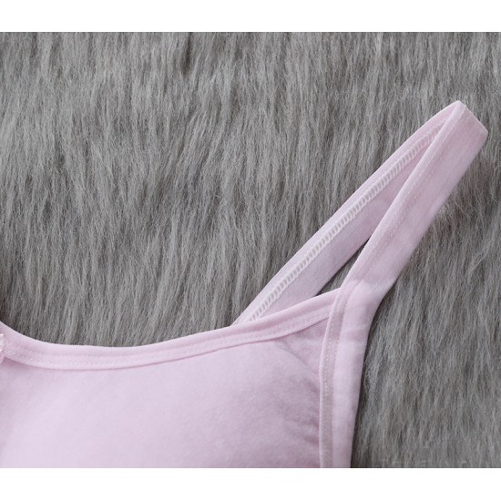Girls Soft Bra for Teenagers Wire Free - Pink