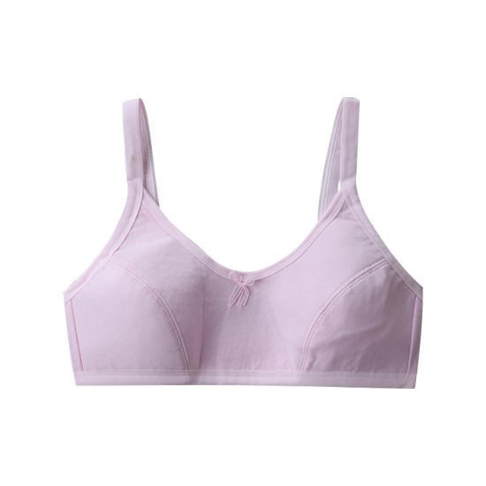 Girls Soft Bra for Teenagers Wire Free - Pink