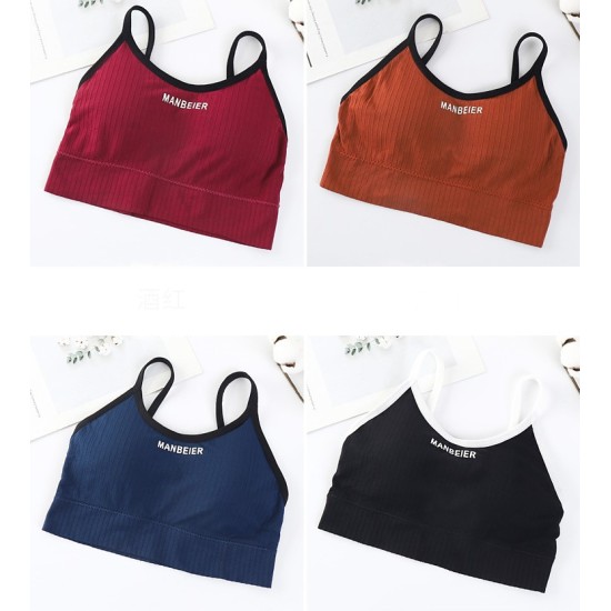 OLOEY Bra For Women Gym Crop Top Bra - Red OLOEY Bra For Women Gym Crop Top Bra - Red