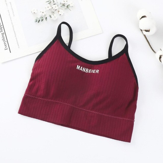 OLOEY Bra For Women Gym Crop Top Bra - Red OLOEY Bra For Women Gym Crop Top Bra - Red
