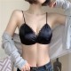 Sling Lace Edge Triangle Cup Wrapped Chest Bra - Black Sling Lace Edge Triangle Cup Wrapped Chest Bra - Black