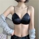 Sling Lace Edge Triangle Cup Wrapped Chest Bra - Black Sling Lace Edge Triangle Cup Wrapped Chest Bra - Black