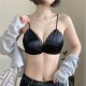 Sling Lace Edge Triangle Cup Wrapped Chest Bra - Black Sling Lace Edge Triangle Cup Wrapped Chest Bra - Black