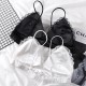 Sling Lace Edge Triangle Cup Wrapped Chest Bra - Black Sling Lace Edge Triangle Cup Wrapped Chest Bra - Black
