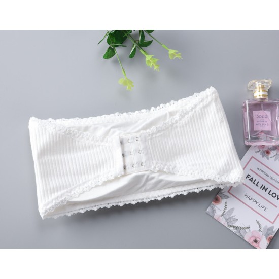 Women Seamless Bra Ladies Strapless Bra - White Women Seamless Bra Ladies Strapless Bra - White