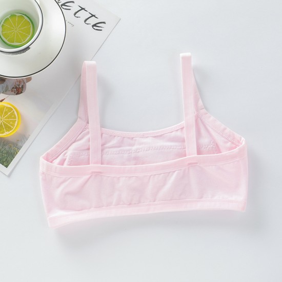 Girl Student Small Sling Pure Cotton Youth - Pink